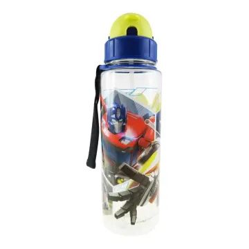 Transformers OFFICIAL Transformer Squares 18 oz Insulated Water Bottle,  Leak Resistant, Vacuum Insulated Stainless Steel with 2-in-1 Loop Cap
