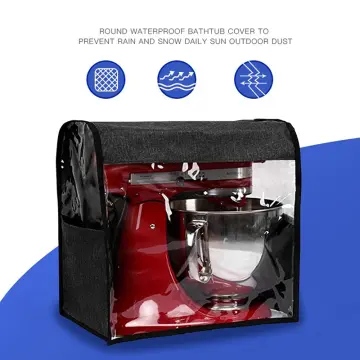 Stand Mixer Dust-proof Cover with Organizer Bag for Kitchenaid, Sunbeam,  Cuisinart, Hamilton Mixer