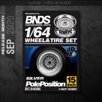 BNDS ใหม่164โลหะล้อยางยางเสาตำแหน่งการออกแบบขอบแทนที่ดัดแปลงชิ้นส่วน JDM สไตล์สำหรับรุ่นรถยนต์ยานพาหนะ4ชิ้นชุด