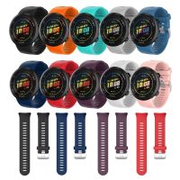 ↂ◐☁ Silikonowy opaska sportowa pasek do Garmin Forerunner 45 bransoletka do zegarka wymiana Watchband Correa do Garmin Forerunner 45S