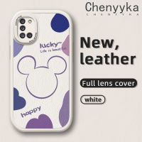 Chenyyka เคส M31 M31 A31ปลอกสำหรับ Samsung ซิลิโคนนิ่มดีไซน์ใหม่มีสไตล์มิกกี้น่ารักเคสใส่โทรศัพท์หนังเคสมือถือกันกระแทกป้องกันการตกพร้อมเคสป้องกันกล้องเลนส์คลุมทั้งหมด