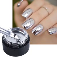 【CW】 5ml Metallic Gel Nails Painting Mirror Varnish Sparkling Glitter Decoration UV Glue BE776