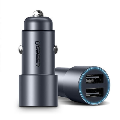 Green Alliance Car Charger One for Two PD Phone Fast Charge Car Charger usb Multifunctional Conversion Plug