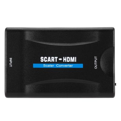1080P SCART ke HDMI Video Audio konverter kelas atas TV penerima HD dengan adaptor