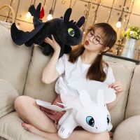 Mm2☽ขั้วต่อ BaErNongYeYou 20ซม. ฮาวทูฝึกมังกรของคุณไม่มีฟัน Boneka Mainan ตุ๊กตา Night Fury ตุ๊กตาของขวัญของเล่นเด็กนุ่ม