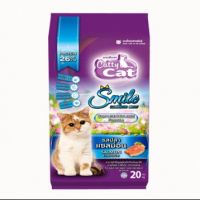 [โปรโมชั่นโหด] ส่งฟรี Catty Cat Smile อาหารแมวโต รสปลาแซลมอน 4 มิกซ์ 20กิโล