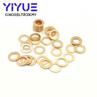 ✻ 20Pcs Solid Copper Washer Flat Ring Gasket Sump Plug Oil Seal Fittings M10 M8 M6 M5 M14 M16 Fastener Hardware Accessories