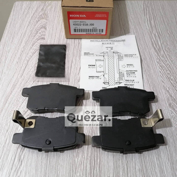 BRAKE PADS FOR HONDA CIVIC FD (FRONT OR REAR) Lazada PH