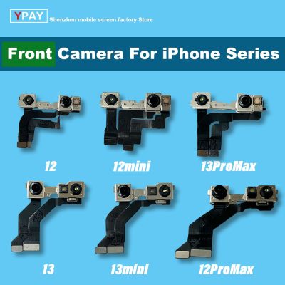 กล้องหน้าสําหรับ iphone 12 12Pro 12promax กล้องหน้าขนาดใหญ่เปลี่ยนสายเคเบิลแบบยืดหยุ่นสําหรับ iPhone 13 13mini 13Promax กล้อง