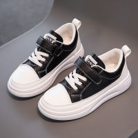 Children Shoes Platform White Sneakers New Fashion Casual Sports Kids Board Shoe Plus Velvet Boys Non-slip Girls Running Shoes