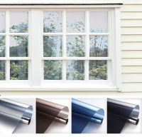 Multi size One Way Window Film Privacy Reflective Window Film Anti GlareMirror Glass Sticker Heat Reducing Self Adhesive Film