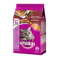 Whiskas อาหารแมว สูตรแมวโต รสปลาซาบะย่าง