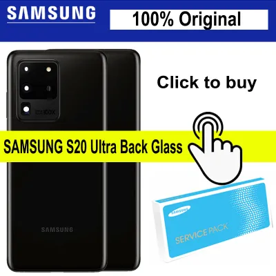 Original Replacement Parts SAMSUNG Galaxy S20 S20 Plus S20 Ultra Battery Glass Back Cover Rear Door Case with Camera lens