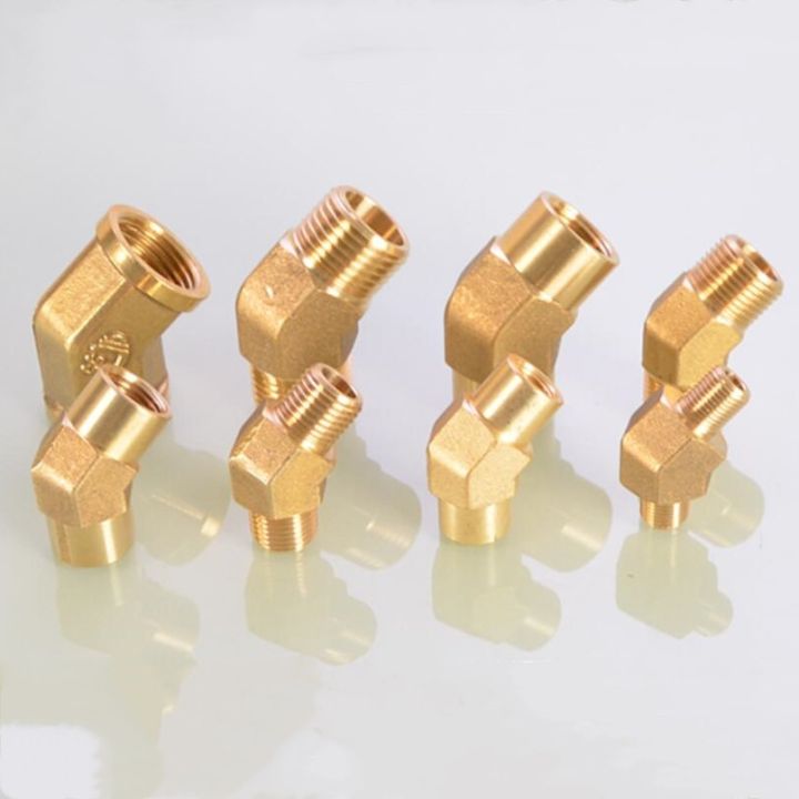 1-8-quot-1-4-quot-3-8-quot-1-2-quot-bsp-female-male-thread-45-degree-brass-pipe-fitting-connector-adapter