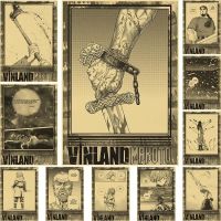 ♈▬✿ Vinland Saga Anime Manga Retro โปสเตอร์กระดาษคราฟท์พิมพ์สำหรับตกแต่งห้องนั่งเล่น Bar Cafe ภาพวาดตกแต่งผนังสติกเกอร์