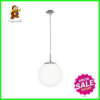 ไฟช่อ EGLO RONDO 85262 แก้ว สีขาว/โครม 1 หัวPENDANT LAMP EGLO RONDO 85262 GLASS WHITE/CHROME 1-LIGHT **สามารถออกใบกำกับภาษีได้ค่ะ**