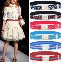 Adjustable Belt Kids Children Stretch Elastic Canvas Waistband Easy Buckles Belt  Floaties