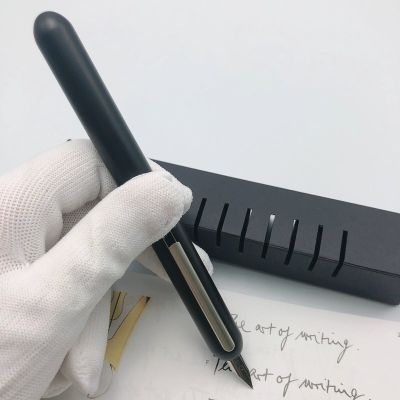 LM Focus 3ปากกาหมึกซึมไททาเนียมสีดำไดอะล็อกชุด14K ปลายปากกาเจลเครื่องเขียนโรงเรียนและสำนักงานปากกาเขียนใหม่