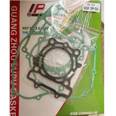 {:“-” ชุดปะเก็นฝาหน้าของเครื่องยนต์มอเตอร์ไซค์สำหรับ Kawasaki KX250F KX 250F KXF 250 KX250 F 2009-2016