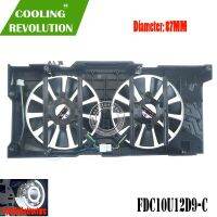 FDC10U12D9-C DC12V 0.45AMP 4PIN graphics fan for EXPEDITION RX580 RX570 EX-RX580 EX-RX570