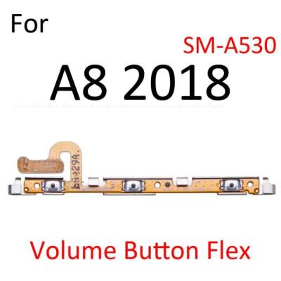 【☊HOT☊】 anlei3 ปุ่มปรับระดับเสียงเปิดปิดริบบิ้นกุญแจสายเคเบิ้ลยืดหยุ่นสำหรับ Samsung Galaxy A8 A6 A7 A3 A5