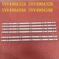 6Pcs LED Bar สำหรับ BUSH DLED49287FHD TOSHIBA 49L2863DG 49L3863DB 49L3653DB 49L3658DB SVV490A32A SVV490A32B 5LED