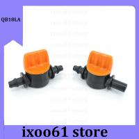 ixoo61 store 4/7mm 6mm Hose Water Valve Garden Auto Drip Irrigation connector System 1/4" Mini Pipe Watering Barbed Switch Control Fittings