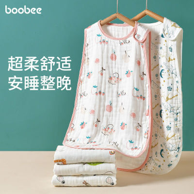 ผ้าห่ม BM ห่อเด็กกันเตะผ้าห่ม: สิ่งประดิษฐ์บางๆผ้าฝ้ายสำหรับเด็กถุงนอนฤดูร้อนผ้าโปร่งเสื้อกั๊กแขนกุดแผ่นนวมเตะเทควันโดชุดนอน