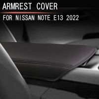 Car Console Armrest Panel Pad Cover Thicken Microfiber Leather Protective Trim For Nissan Note E13 2022