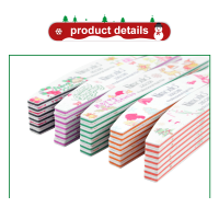 2550 PcsLot Salon Nail Files 100120150180240 Grit Christmas Nails Files Professional For Manicure Pedicure Polishing Nail