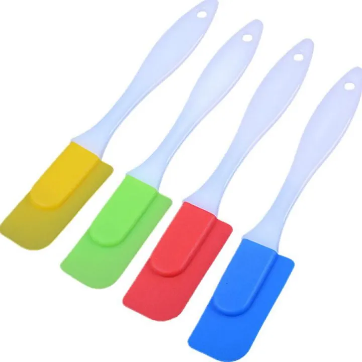 Non Stick Butter Cooking Silicone Spatula Set Cookie Pastry Scraper Cake Baking