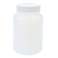 Laboratory Chemical Storage Case White Plastic Widemouth Bottle 500mL