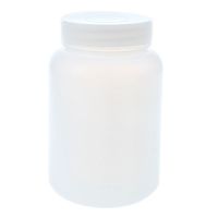 Laboratory Chemical Storage Case White Plastic Widemouth Bottle 500mL