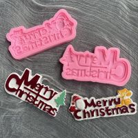 Aouke Christmas Alphabet Silicone Mold DIY Cake Decorating Baking Tools Fudge Cookie Chocolate Molds Clay Plaster Tabletop Decor Bread Cake  Cookie Ac