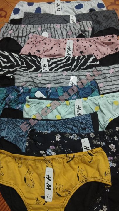 EMv2 H&M Panty Imported Overrun Set of 12Pcs