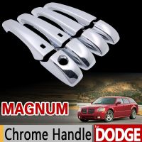 For Dodge Magnum 2005-2008 Chrome Handle Cover Trim Set For 4Door 2006 2007 Never Rust Car Essories Sticker Car Styling