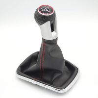 【DT】 hot  12mm for Volkswagen VW Golf 4 IV MK4 GTI R32 Bora Jetta 5 / 6 Speed Black Frame Gear Shift Knob Lever Gaiter Boot 1999-2004