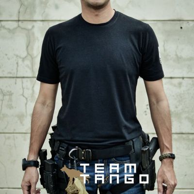 SOP T-Shirt เสื้อยืดยุทธวิธี คอกลมแขนสั้น ผ้าพรีเมี่ยมผสมใยไผ่ จาก TEAM TANGO