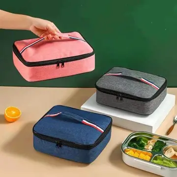 Plain Unisex Lunch Box Bag, For Office