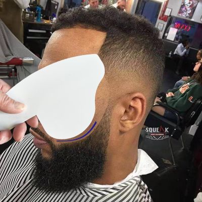 ‘；【。- Hairline Optimizer Hairline Enhancing Card Barber Accessories Beard Design Template Model Hairdressing Hair Styling Tool