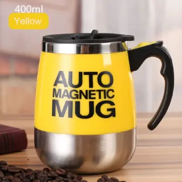 Electric Automatic Magnetic Stirring Mug Smart Mixer Coffee Thermos Cup  Stainless Steel Juice Milk Mixing Cup Cute Water Bottle