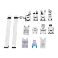 11 Pieces Presser Foot Kit Sewing Machine Attachments for Most Machines DIY