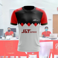 J&amp;T Frontliner 2023！Express New！Mens Printed T-shirt; High quality products （Freeprinting of names）