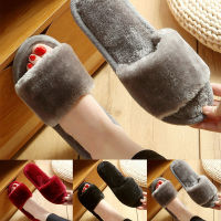 Four Rubber Shoes Warm And Slippers Indoor Flat Bottom