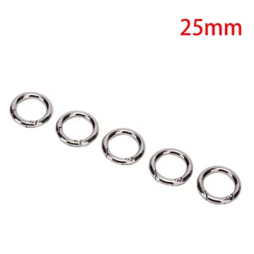 zinc alloy o ring round carabiner