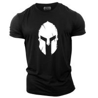 My Hero T Shirt for Mens New Spartan Helm Printed Pattern Oversized Sportwear Top Shirts Gym Iron Man OutDoor Fitness Tshirts