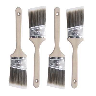 【cw】 Paint with Wood Handle for Wall and Bevel Painting Soft Hair Cleaning Supplies