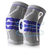 1Pcs เข่ารั้งการบีบอัดแขนยืดหยุ่นเข่า Wraps Patella สนับสนุน Strong Meniscus ป้องกันวิ่ง Gym Kneedads Protector