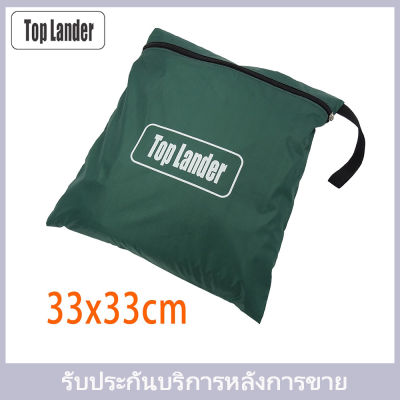 [Top Lander] COD 33x33cm Storage Bag with Zipper And Hand Carry Strap for Awning Canopy Tent Tarp Camping Hiking Equipment Peg Rope Accessories