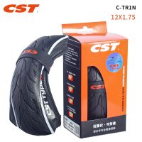 CST ยางรถจักรยาน C-TR1N 12X1.75ขนาด12นิ้ว203 Ks ยางรถจักรยานพับได้พร้อมท่อด้านในยางแข่งจักรยานน้ำหนักเบา120TPI